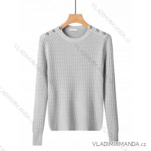 Sveter dlhý rukáv dámsky (S-XL) GLO-STORY GLO24WMY-5387