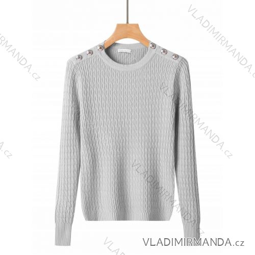 Sveter dlhý rukáv dámsky (S-XL) GLO-STORY GLO24WMY-5387