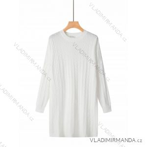 Šaty úpletové dlhý rukáv dámske (S/M ONE SIZE) GLO-STORY GLO24WMY-5374