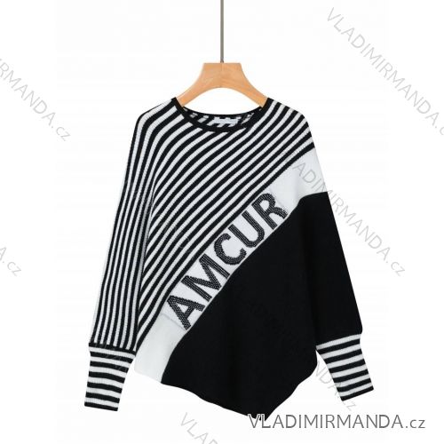 Sveter dlhý rukáv dámsky (S/M ONE SIZE) GLO-STORY GLO24WMY-5226