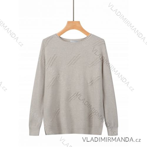 Sveter dlhý rukáv dámsky (M-2XL) GLO-STORY GLO24WMY-5253