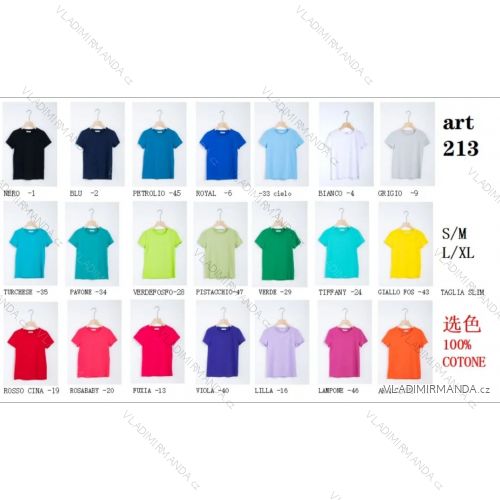 Tričko krátky rukáv dámske (S/M/L ONE SIZE) TALIANSKA MÓDA IMPLI24213