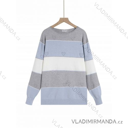 Sveter dlhý rukáv dámsky (M-2XL) GLO-STORY GLO24WMY-5230