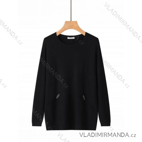 Sveter dlhý rukáv dámsky (M-2XL) GLO-STORY GLO24WMY-5251