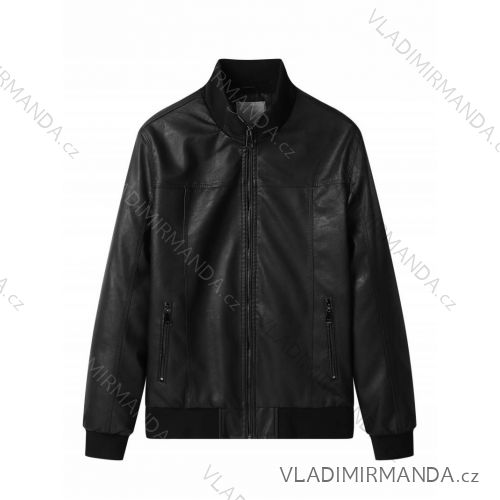 Bunda koženková dlhý rukáv pánska (M-2XL) GLO-STORY GLO24MPY-5273