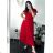 Šaty dlhé letné krátky rukáv dámske (S/M/L/XL ONE SIZE) TALIANSKA MODA IMD24042/DR
