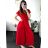 Šaty dlhé letné krátky rukáv dámske (S/M/L/XL ONE SIZE) TALIANSKA MODA IMD24042/DR