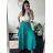 Nohavice letné háremky dlhé dámske (S/M/L ONE SIZE) TALIANSKA MÓDA IMD24199/DUR červená S/M