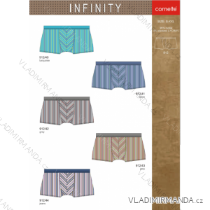 Boxerky pánske infinity (s-2xl) Cornet INFINITY-912
