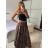 Nohavice letné sukňové dlhé dámske (S/M/L ONE SIZE) TALIANSKA MÓDA IMD247023-4/DUR