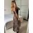 Nohavice letné sukňové dlhé dámske (S/M/L ONE SIZE) TALIANSKA MÓDA IMD247023-4/DUR