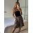 Kraťasy šortky dámské (S/M ONE SIZE) ITALSKÁ MÓDA IMPMD246334/DU S / M hnědá gepard