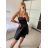 Šaty elegantné spoločenské na ramienka dámske Lolita (XS/S ONE SIZE) TALIANSKA MóDA IM322461