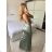 Šaty dlhé elegantné spoločenské na ramienka dámske (S/M/L ONE SIZE) TALIANSKA MÓDA IMPBB23B23376