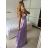 Šaty dlouhé elegantní na ramínka dámské (S/M/L ONE SIZE) ITALSKÁ MÓDA IMPBB24B23832