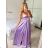 Šaty dlouhé elegantní na ramínka dámské (S/M/L ONE SIZE) ITALSKÁ MÓDA IMPBB24B23832