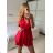 Overal krátky elegantné bez rukávov dámske (S/M ONE SIZE) TALIANSKA MÓDA IMPBB24A40395/DUR -   béžová -   S / M
