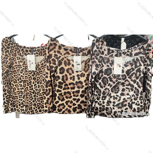 Tunika dlhý rukáv dámska (S/M ONE SIZE) TALIANSKA MÓDA IMM24M20733