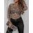 Body dlhý rukáv dámske (S/M ONE SIZE) TALIANSKA MÓDA IMM24M35362