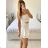 Súprava letný top a sukňa dámska (S/M ONE SIZE) TALIANSKA MóDA IM324155/DU -   biela -   S / M