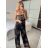 Overal dlhý bez ramínek dámsky (S/M ONE SIZE) TALIANSKA MODA IM723BOOHO