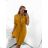 Šaty košeľové oversize krátky rukáv dámske (S/M/L ONE SIZE) TALIANSKA MÓDA IM424538/DR smaragdová S/M/L