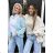 Cardigan pletený dlhý rukáv dámsky (S/M ONE SIZE) TALIANSKA MÓDA IMM24M8231