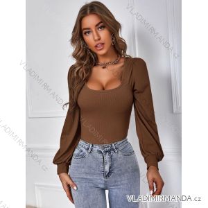 Tričko dlhý rukáv dámske (S/M ONE SIZE) TALIANSKA MÓDA IMM24M20672