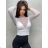 Top/croptop dlhý rukáv dámsky (S/M ONE SIZE) IMM24M27380
