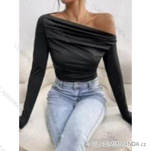 Tričko dlhý rukáv dámske (S/M ONE SIZE) TALIANSKA MÓDA IMM24M35363