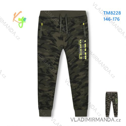 Tepláky slabé dlhé detské dorast chlapčenské (146-176) KUGO TM8228N