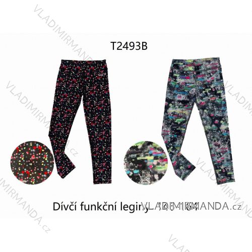 Legíny funkčné dlhé dorast dievčenské (146-164) WOLF T2493B