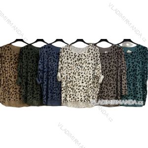 Tričko teplé 3/4 dlhý rukáv dámske (S/M ONE SIZE) TALIANSKA MÓDA IMC24418