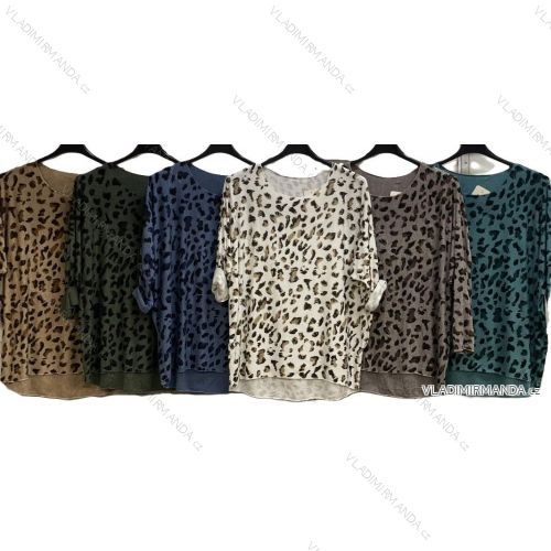 Tričko teplé 3/4 dlhý rukáv dámske (S/M ONE SIZE) TALIANSKA MÓDA IMC24418