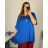 Tunika s príveskom krátky rukáv dámska nadrozmer (6XL/7XL ONE SIZE) TALIANSKA MÓDA IMBM24017/DR 6XL / 7XL tmavo ružová