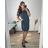 Šaty voľnočasové krátky rukáv dámske nadrozmer (48/50 ONE SIZE) TALIANSKA MODA IM724BELISA