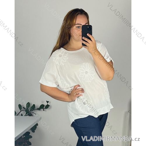 Tričko dlhý rukáv dámska (52/54 ONE SIZE) TALIANSKA MODA IM724BRIGITA/DU
