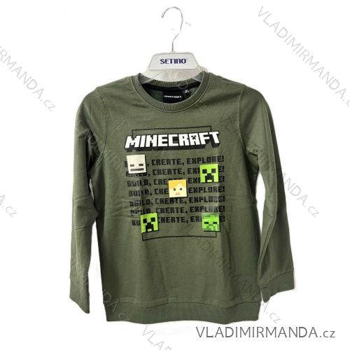 Mikina minecraft detská chlapčenská (116-152) SETINO MNC-0024