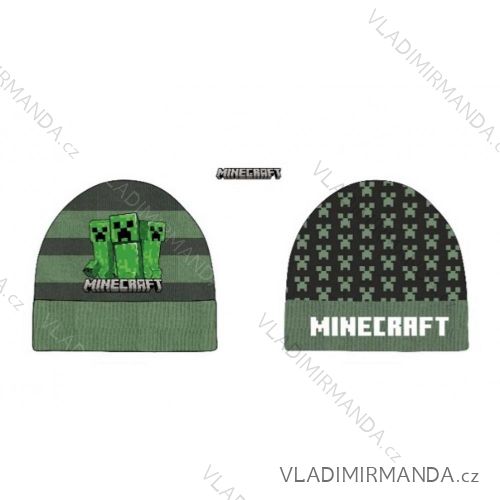 Čiapka zimná minecraft detská chlapčenská (54-56cm) SETINO MNC-68351
