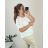 Tunika mušelínová krátky rukáv dámska nadrozmer (48/50 ONE SIZE) TALIANSKA MODA IMSM24052/DU
