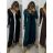 Šaty dlhé elegantný dlhý rukáv dámske (S/M/L ONE SIZE) TALIANSKA MÓDA IMM24M55881