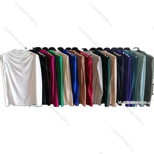 Tričko dlhý rukáv dámske (S/M ONE SIZE) TALIANSKA MÓDA IMM24M19168A