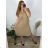 Šaty letné maxi oversize krátky rukáv dámske nadrozmer (XL/2XL/3XL ONE SIZE) TALIANSKA MÓDA IMWGS232654