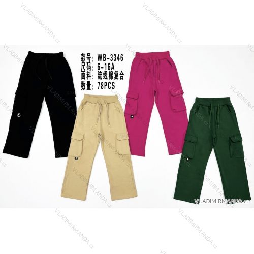 Nohavice dlhé dorast dievčenské a chlapčenské (6-16 rokov) HAPPY HOUSE HH24WB-3346