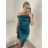 Šaty společenské carmen krátké bez rukávu dámské (S/M ONE SIZE) ITALSKá MóDA IM324301/DU -   ružová staroružová -   S / M