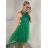 Šaty elegantné plesové bez rukávu čipka dámske (uni s/m) TALIANSKA MóDA IM921BELLA/DU S/M biela