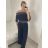 súprava letná tunika nohavice dámska (S/M ONE SIZE) TALIANSKA MÓDA IMM24M35293m15065/DUR -   čierna
 -   S / M