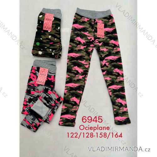 Legíny dlhé maskáčové detské dorast dievčenské (122/128 - 158/164) MIEGO MIE246945