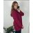 Cardigan slabý dlhý rukáv dámsky nadrozmer (50/52 ONE SIZE) TALIANSKA MÓDA IMD24VENTURA/DU 50/52 čierna
