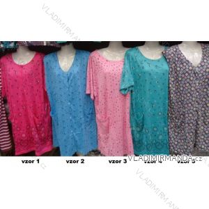 Maxi tričko krátky rukáv dámske nadrozmerné s vreckami (l-5XL) YN.LOT 2/746